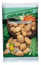 Farine de pierre naturelle 10 kg Urgesteinsmehl Grüner Jan pour jardin