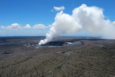 KILAUEA VOLCANO ERUPTING HAWAII GLOSSY POSTER PICTURE PHOTO BANNER lava 4519