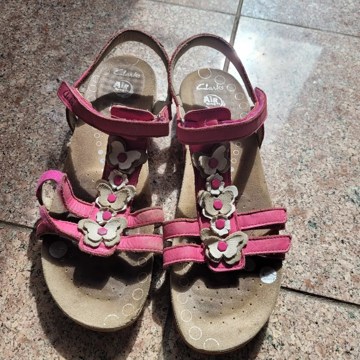Clarks ladies sales pink sandals