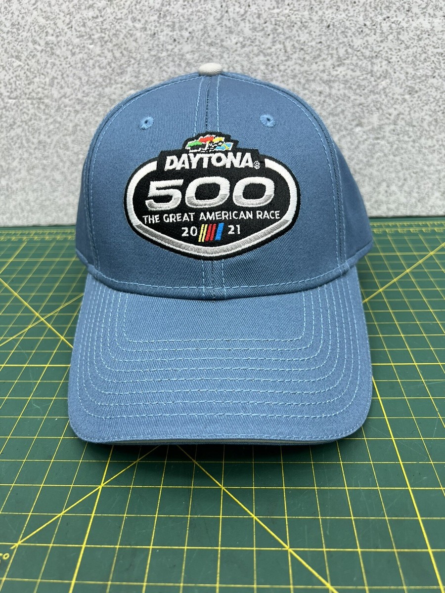 2021 Daytona 500 Nascar Race Racing Embroidered Hat Cap Blue NEW