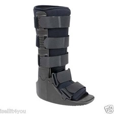 Advanced Orthopaedics Low Profile Walker High Top Cam Walker Black Boot New