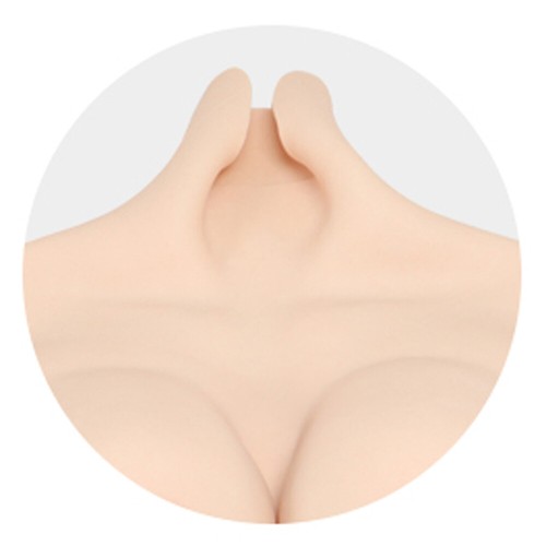 KnowU maske Silikon-Kopf bedeckung mit großen Brust formen D/E-Cup-Kreuz kleid - Picture 12 of 14