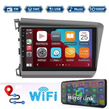 9" Android 13 Car Stereo Radio GPS Navi Wifi USB 2 32G For 2012 Honda Civic