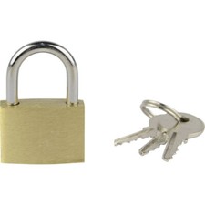 Image of Brüder Mannesmann M 413-40 Padlock 38mm Keyed-Different Gold Yellow