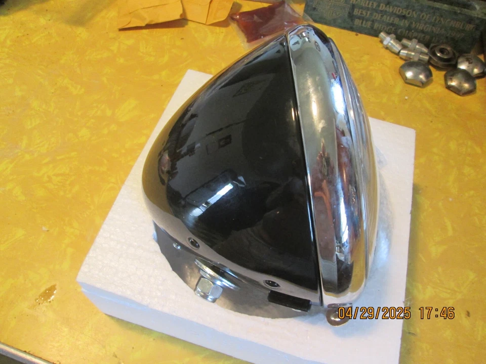 Faro Harley Panhead Knucklehead Flathead EL WL ULH 45 Springer Cycleray Foto 3 de 4