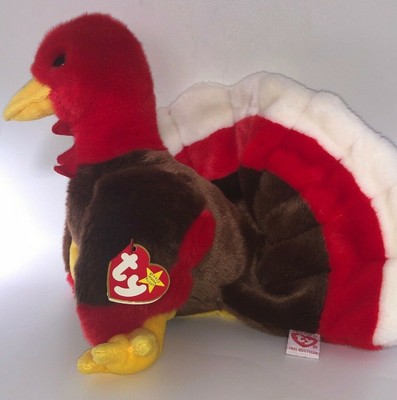 Gobbles the Turkey, Ty Original Beanie Baby, 1999 9 inches Stuffed Plush | eBay