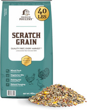 Chicken Scratch Grain for Chickens, Ducks  Turkeys, Natural 3-Grain Scratch Fee