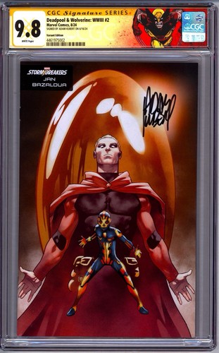 🔥 DEADPOOL vs WOLVERINE WW3 #2 CGC 9.8 SIGNED BY ADAM KUBERT 🔥 CUSTOM LABEL