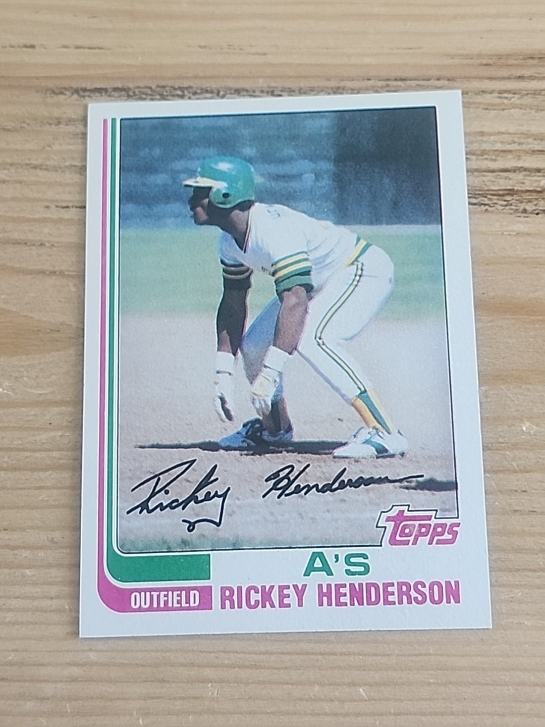 1982 Topps - Rickey Henderson #610 Oakland Athletics 