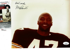 Pittsburgh Steelers & HOF'er Mel Blount  autographed 8x10 photo Best Wishes JSA