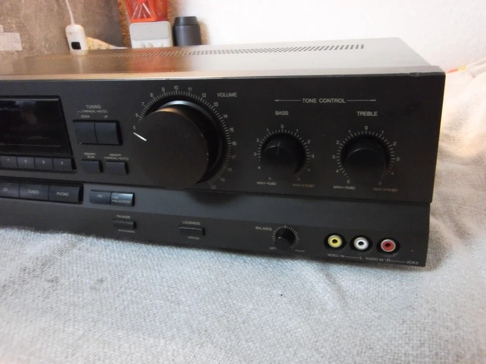 TECHNICS SA_GX 230D, 260 W, Stereo + AV RECEIVER- VERSTÄRKER, Funk. - Defekt!/69 - Bild 4 von 4