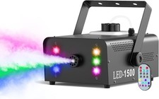 1500W Fog RGB 3in1 6 LED DJ Smoke Machine Stage Show Decor w/ Wireless Remote US