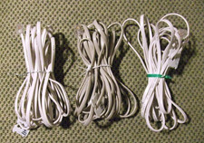 3 Telephone Line Cords 1 11 ft ---  2 11 ft  8 in