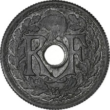 [#135252] France, 10 Centimes, Lindauer, 1944, Paris, Pattern, Zinc, AU