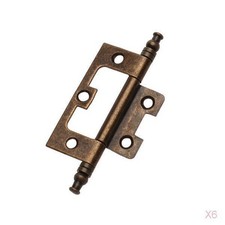 6x Vintage Bronze Iron Flush Doorhinges Door Gate Hinges