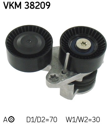 Upper SKF SWEDEN VKM 38209 Belt Tensioner, V-ribbed belt for BMW