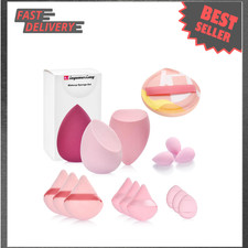 Makeup Sponge Set 16 Pieces Beauty Blender Triangle Powder Puff Foundation