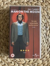 Man on the Moon VHS Video - Jim Carrey Andy Kaufman Uncut Universal - VGC Tape