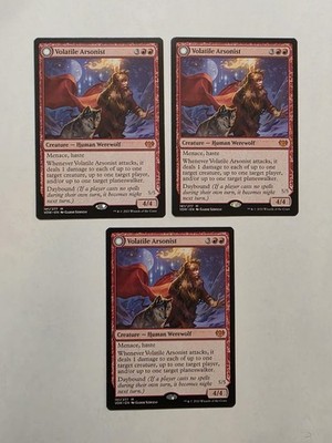 3x Volatile Arsonist - Crimson Vow - Near Mint - MTG