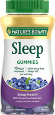 Nature's Bounty Melatonin Gummies 10mg, Blueberry, 140 Count, Drug-Free Sleep Ai