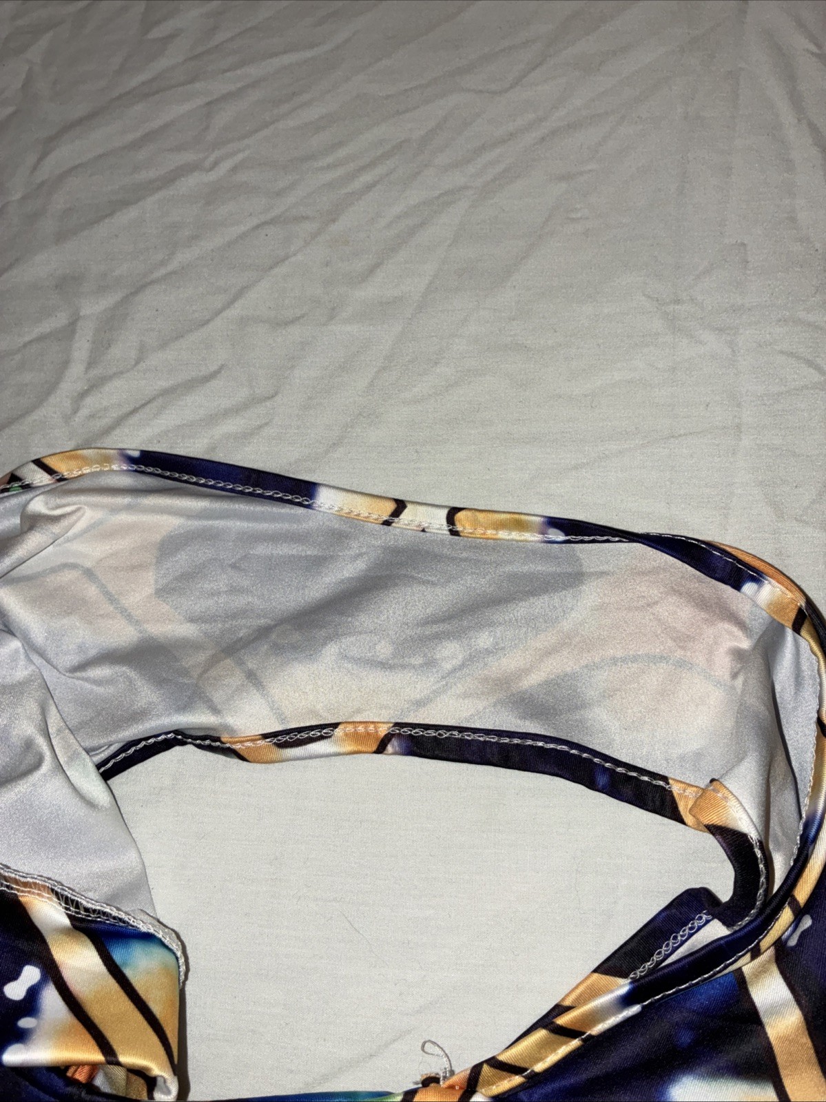 Large Bikini Abstract Pattern Multicolor Bottom H… - image 3