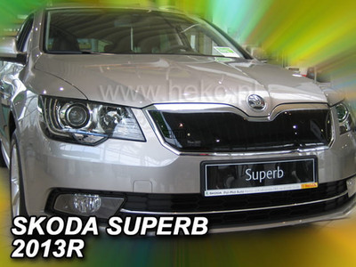 SKODA Superb II 2013-2015 (upper grille) LIF- HEKO Winter Grille Cover