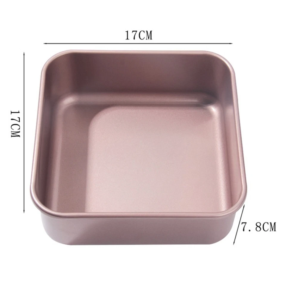 Backform Tragbar Quadrat Schimmel Gerundet Backform Brotbrotdose Eckkante - Bild 4 von 4