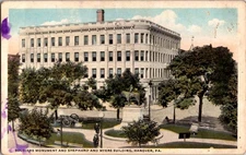 Hanover Pennsylvania PA : MONUMENT SCENE d/24 BA5612