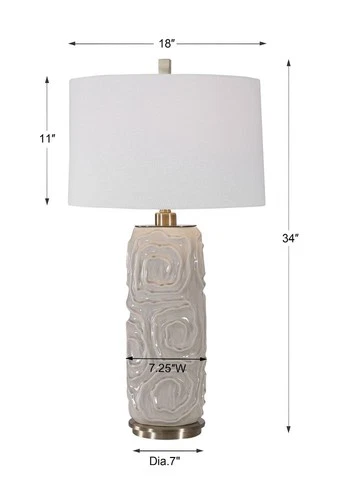 Zade - 1 Light Table Lamp - 18 inches wide by 18 inches deep Lamps Uttermost - Picture 8 of 12