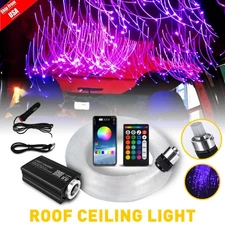 1000PC Car Home Headliner Star Light Kit Roof Twinkle Ceiling Lights Fiber Optic