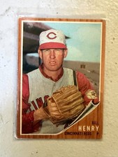 Bill Henry 1962 Topps #562 ex condition