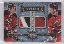 2006 Artifacts Tundra Tandems Platinum 3/10 Scott Gomez Brian Gionta Patch 2d8