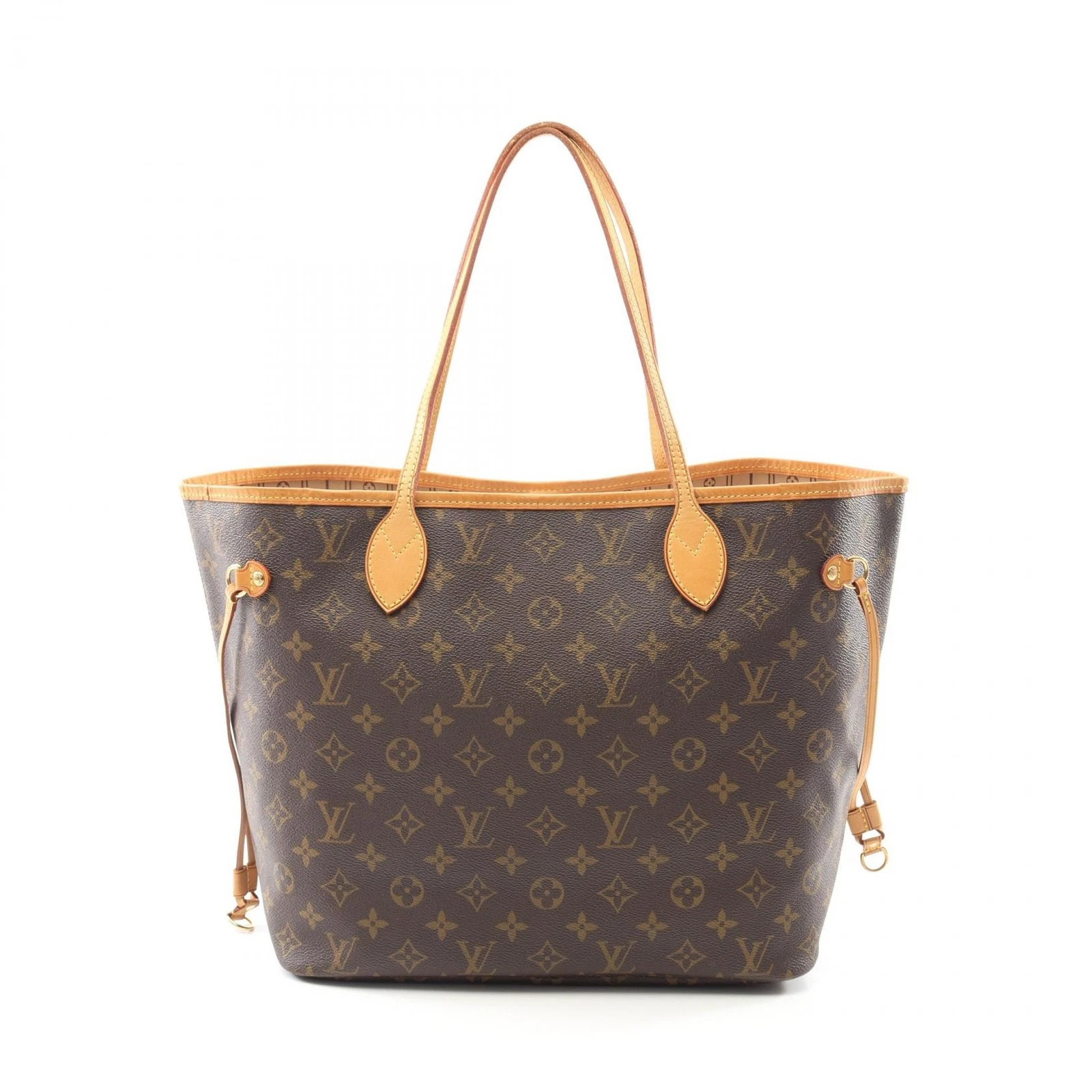 LOUIS VUITTON（LV） Borsa tote Louis Vuitton Neverfull MM M40156 tela monogramma marrone usata donna LV