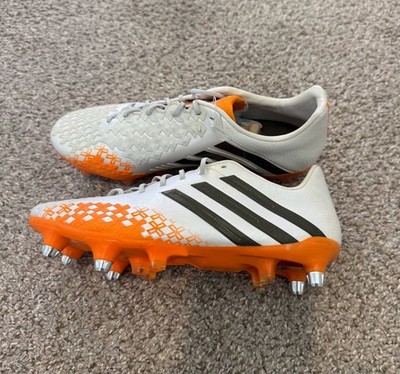 adidas Predator LZ Lethal Zones II SG White Orange Soccer Cleats F32604