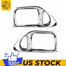 Chrome Headlight Bezel Pair for International...