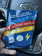 Dutch Bros JUNE 2026 Mystery Lanyard Pin Pack, Blue Red Yellow White UNOPENED