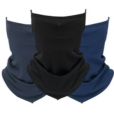 Neck Gaiter Face Mask Bandana for Men Women UV Face Scarf Cover with Ear Loops