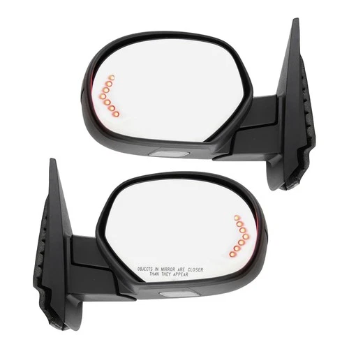 Power Mirror Set For 07-13 Chevy Silverado 1500 GMC Yukon Heated Signal Light