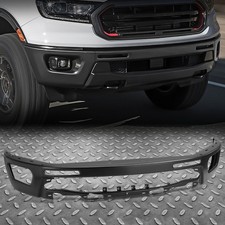 Barra frontal de parachoques de acero negro con orificios para faros antiniebla para Ford Ranger 19-24