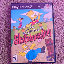 The Simpsons Skateboarding PS2 NTSC-U/C T Teen w/ Manual, Multiplayer EA
