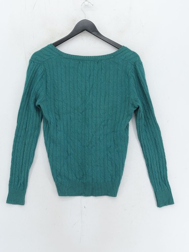 Jersey Crew Clothing para mujer Reino Unido 12 algodón verde con nailon, suéter de lana - Imagen 2 de 5