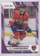 2023-24 O-Pee-Chee Purple Border 31/49 Eetu Luostarinen #310 06x7