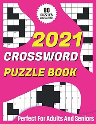 2021 Crossword Puzzle Book Adult's Crossword Puzzles Bo -  NEW DEVON S. DELONG 2