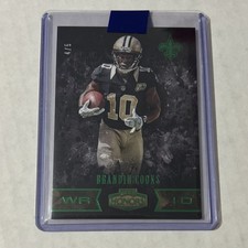Panini 2016 Brandin Cooks New Orleans Saints Rookie Serial Numbered Green /5 