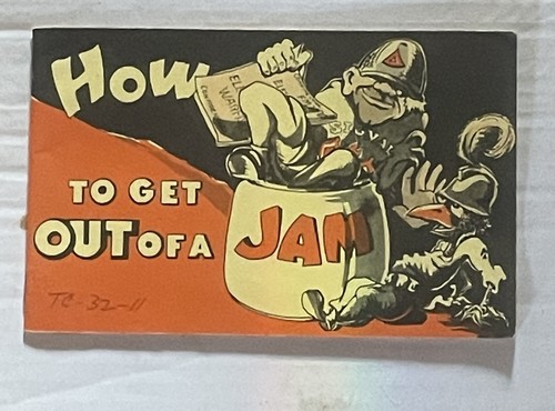 Vintage 1975 US Army Signal Corps "How To Get Out Of A Jam" Military Booklet