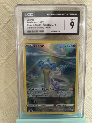 Lapras graded CGC 9 for sale on eBay