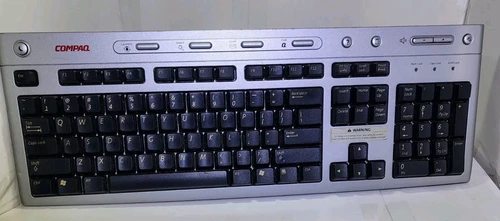 Vintage Compaq 5187-5023 PS/2 Multimedia Keyboard - Great condition - Tested - Picture 1 of 12