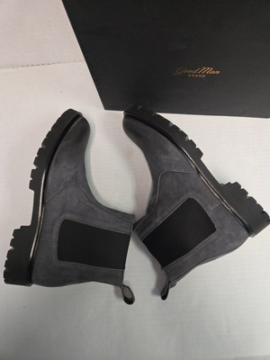 Good Man BrandDistressed Suede Chelsea Lug Boots Size 16 NIB  display picture 3