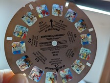 Dungeons  Dragons TSR 3d C1 View-Master Reel Full Color 3d Images. ONE REEL.
