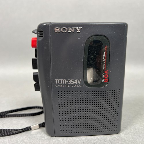 Sony TCM-354V Handheld Portable Tape Cassette Voice Recorder Parts/Repair
